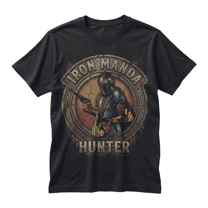 Galactic Bounty Hunter Beskar Armor Helmet Graphic Sci-Fi Unisex TShirt