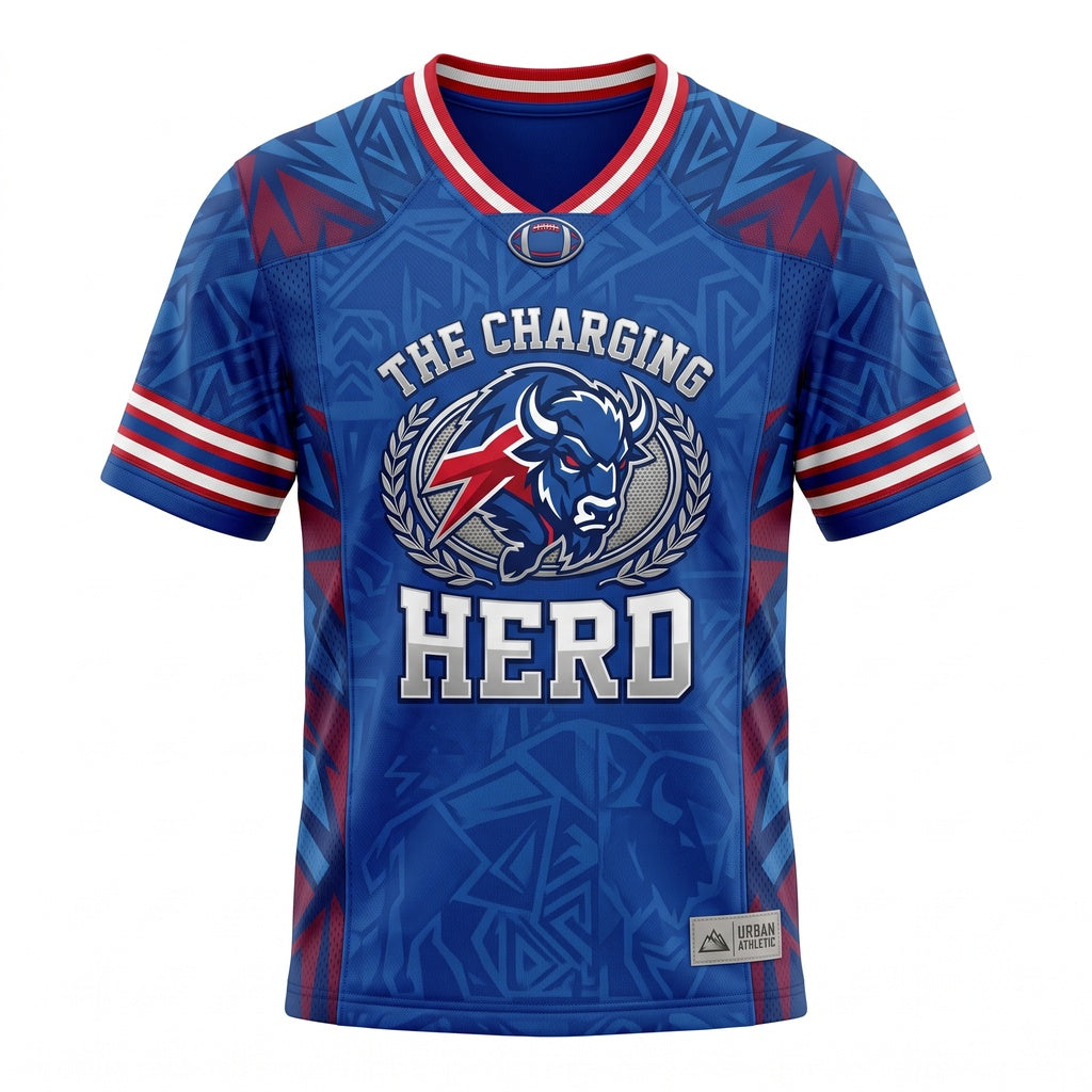 Unisex Athletic Football Fan Jersey - Breathable Mesh Game Day Sportswear