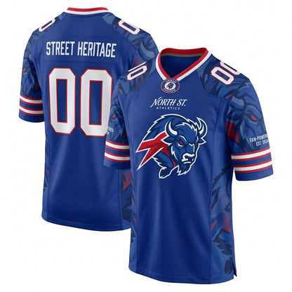 Unisex Custom Football Fan Jersey - Lightweight Stitched Breathable Game Day Mesh Apparel