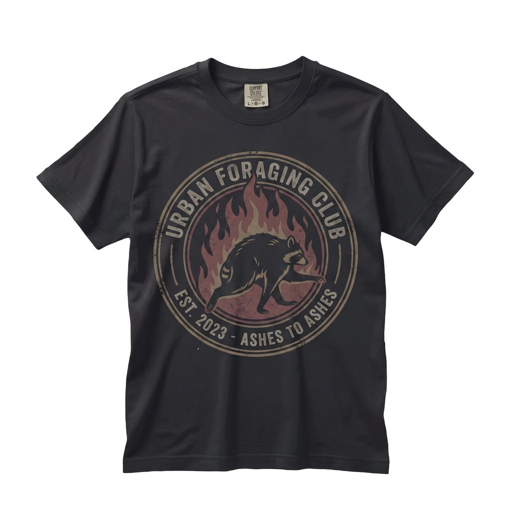 Jimothy Raccoon Pink Flame Graphic Viral Seattle Animal Top Unisex TShirt
