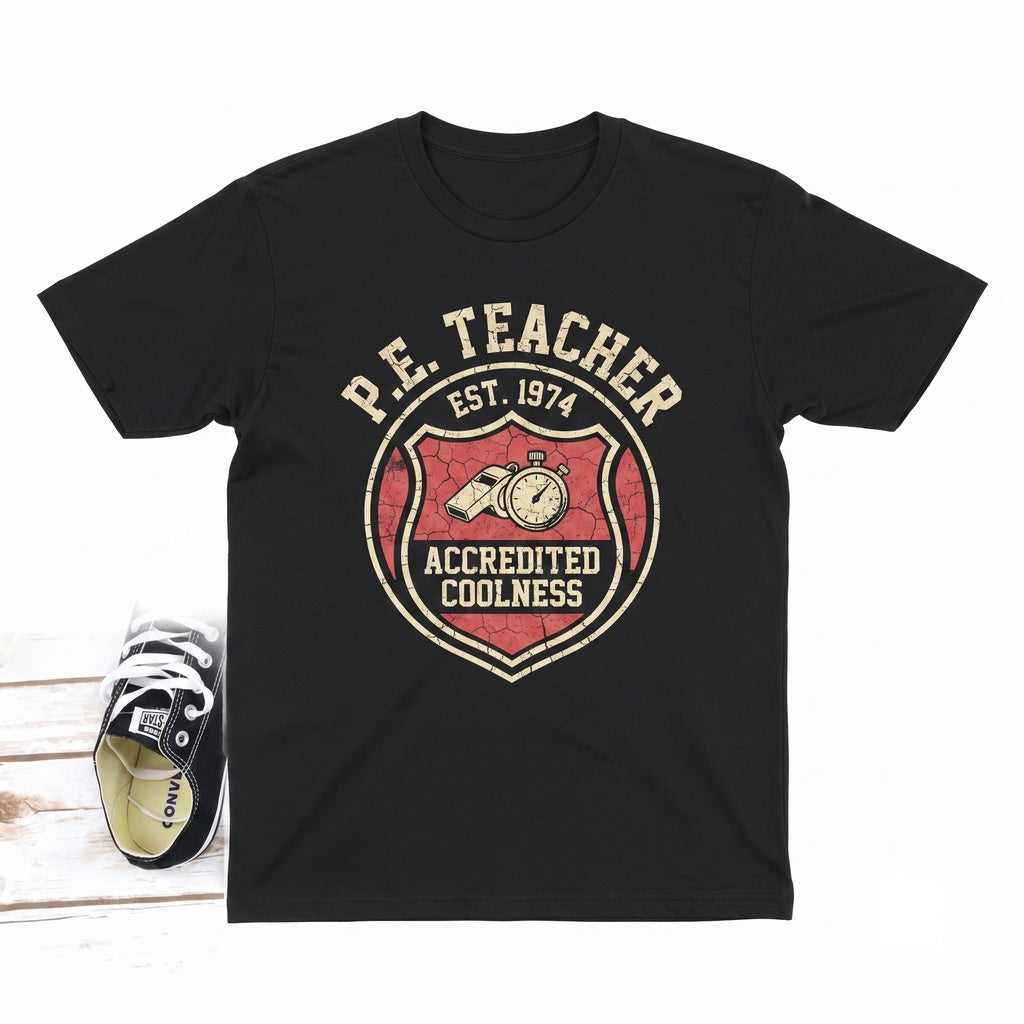 PE Teacher Definition Gym Instructor Present Graphic Apparel Unisex TShirt
