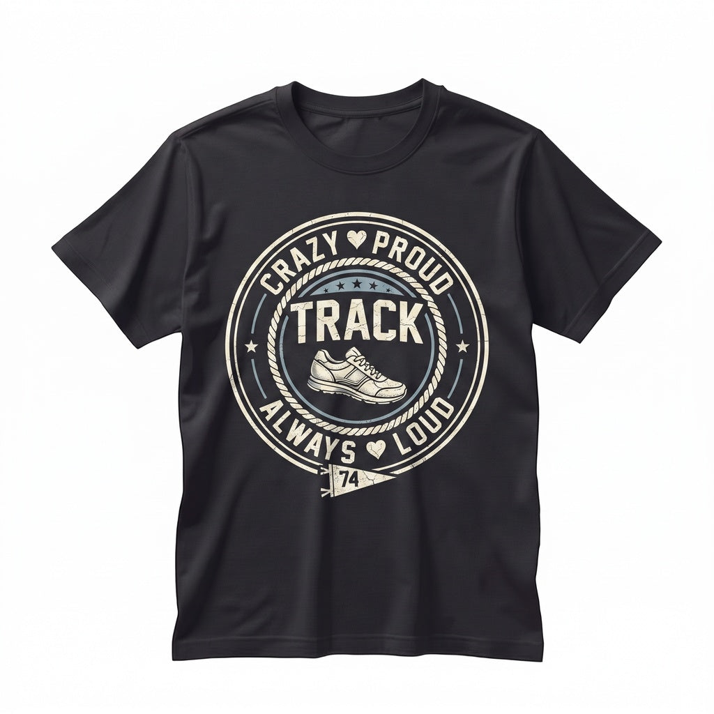 Track Mom Shirt Game Day Vibes Runner Mama Tee Unisex TShirt