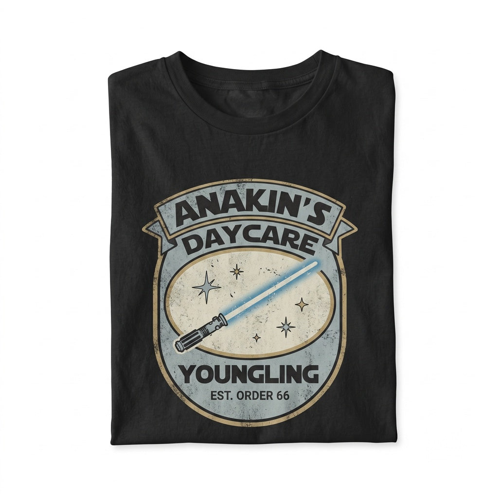Anakin Skywalker Youngling Daycare Saber Galaxy Edge Theme Park Vacation Graphic Top, Matching Family Unisex TShirt