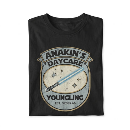 Anakin Skywalker Youngling Daycare Saber Galaxy Edge Theme Park Vacation Graphic Top, Matching Family Unisex TShirt