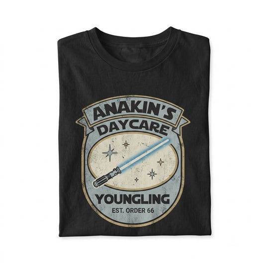 Anakin Skywalker Youngling Daycare Saber Galaxy Edge Theme Park Vacation Graphic Top, Matching Family Unisex TShirt