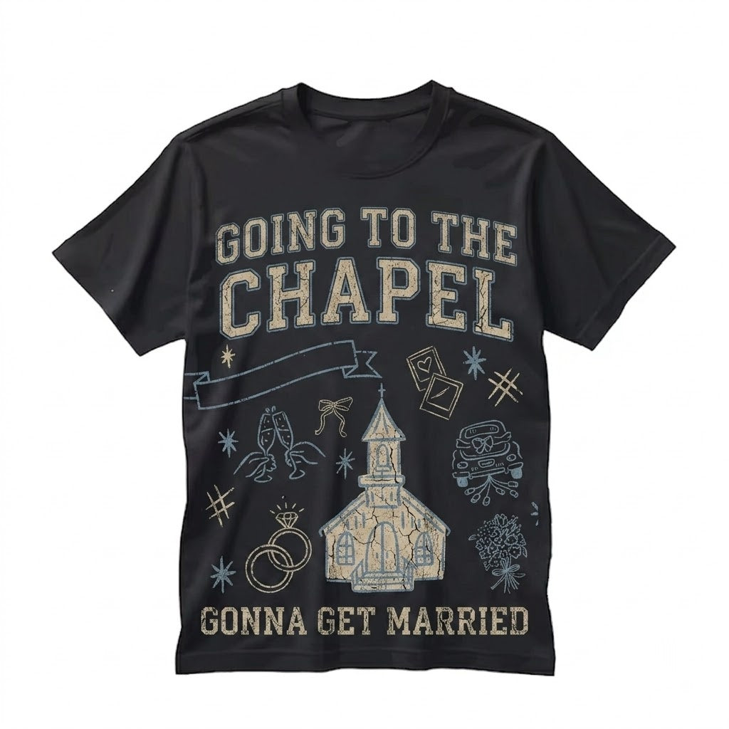 Custom Bride Going to the Chapel Bachelorette Wedding Party Unisex TShirt