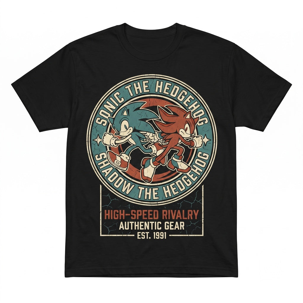 Heroes Graphic Retro Distressed Cotton Top Unisex TShirt