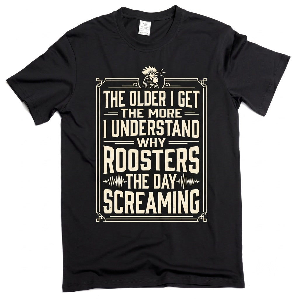 Funny Rooster Chicken Lover Gift Farm Animal Graphic Men Women Unisex TShirt