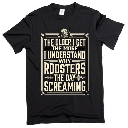 Funny Rooster Chicken Lover Gift Farm Animal Graphic Men Women Unisex TShirt