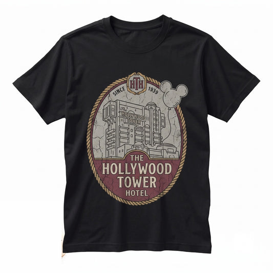 Coquette Vintage Tower Hotel Family Matching Vacation 2026 Unisex TShirt