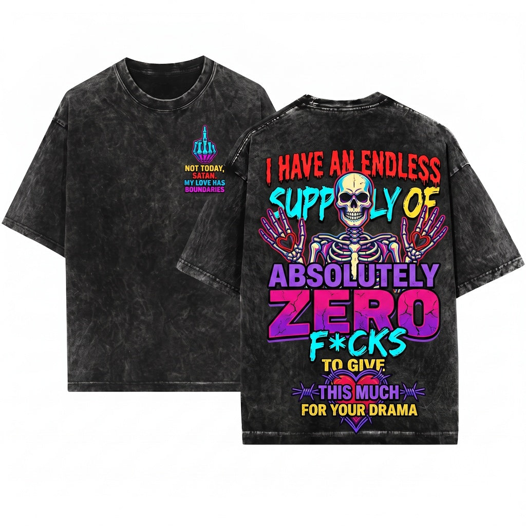 Fuck You This Much Offensive Stickman Graphic Rude Valentine Humor Gift For Her Women Unisex Wash T-Shirt