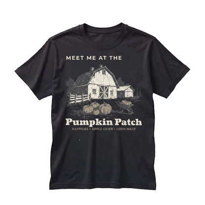 Autumn Harvest Pumpkin Patch Graphic Vintage Halloween Unisex TShirt
