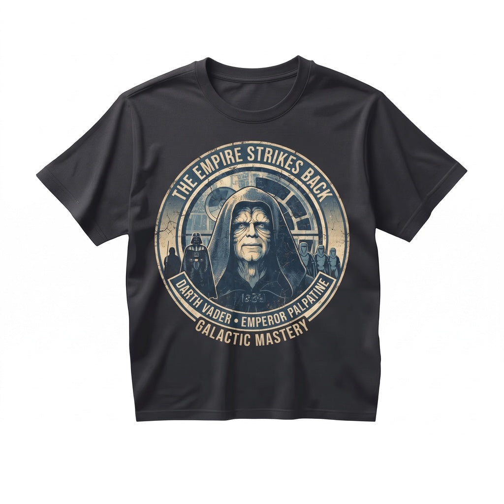 Oversized Empire Strikes Back Top Darth Vader Emperor Palpatine Retro Dark Side Sith Apparel Unisex TShirt