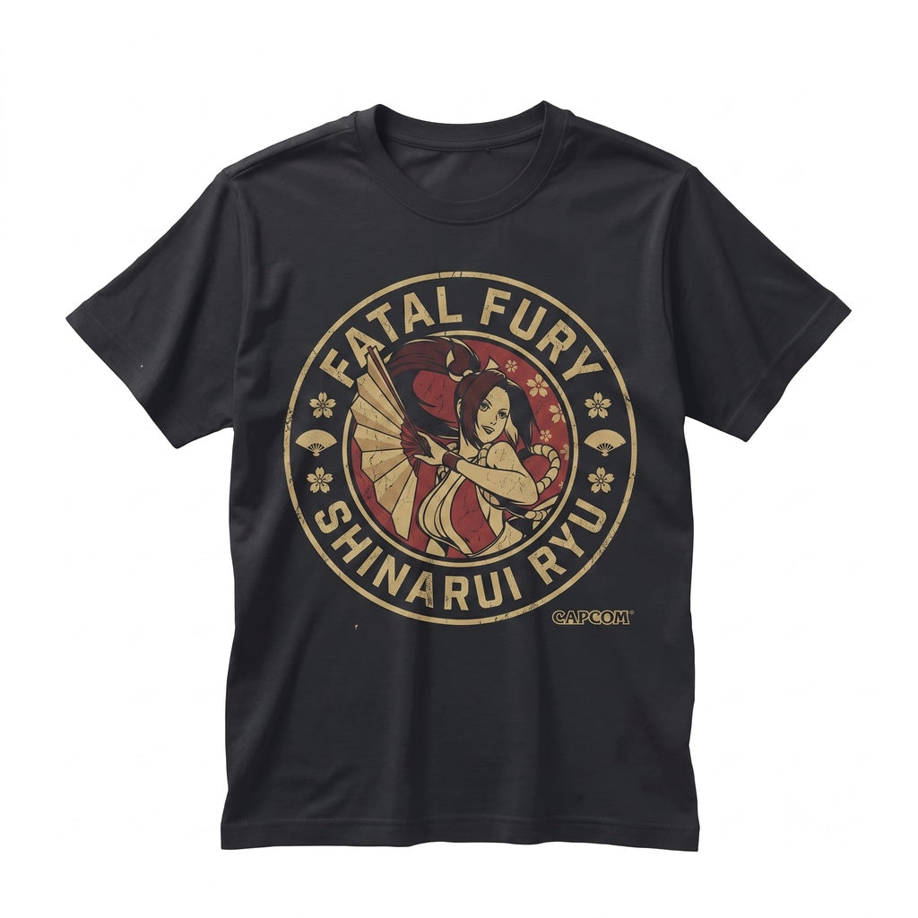Mai Shiranui Japanese Arcade Fighting Game Graphic Retro Anime Waifu Merch Cotton Unisex TShirt