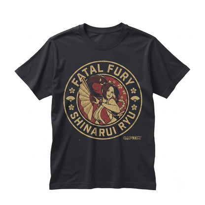 Mai Shiranui Japanese Arcade Fighting Game Graphic Retro Anime Waifu Merch Cotton Unisex TShirt