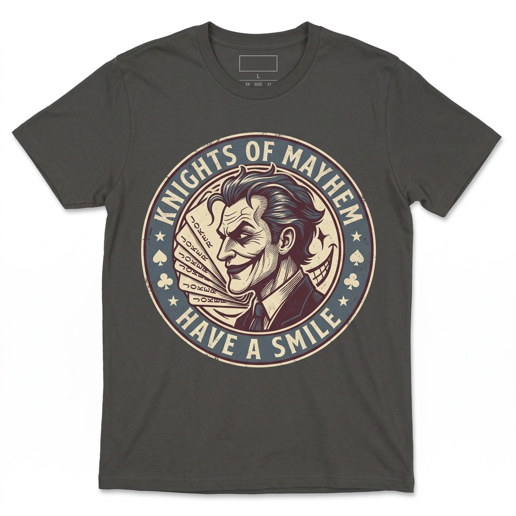Joker Villain Movie Clown Comic Dark Graphic Unisex TShirt