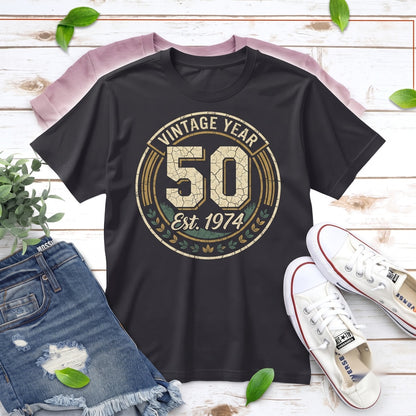 50th Birthday Shirt, Fifty Tee Unisex TShirt
