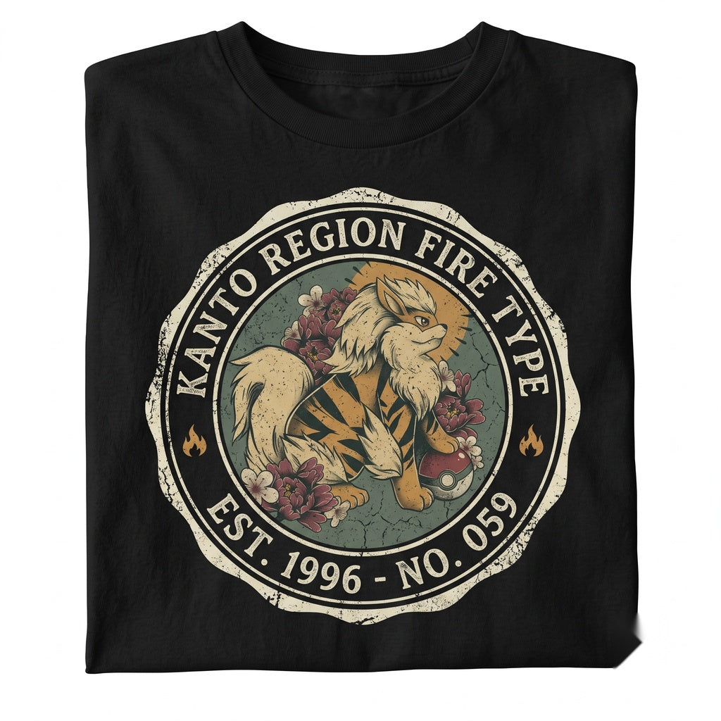Arcanine Fire Dog Vintage Graphic Y2K Sleeveless Japanese Streetwear Anime Gift Tank Top Unisex TShirt