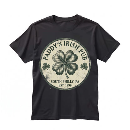Paddys Irish Pub Philadelphia Retro Bar Vintage Graphic Unisex TShirt