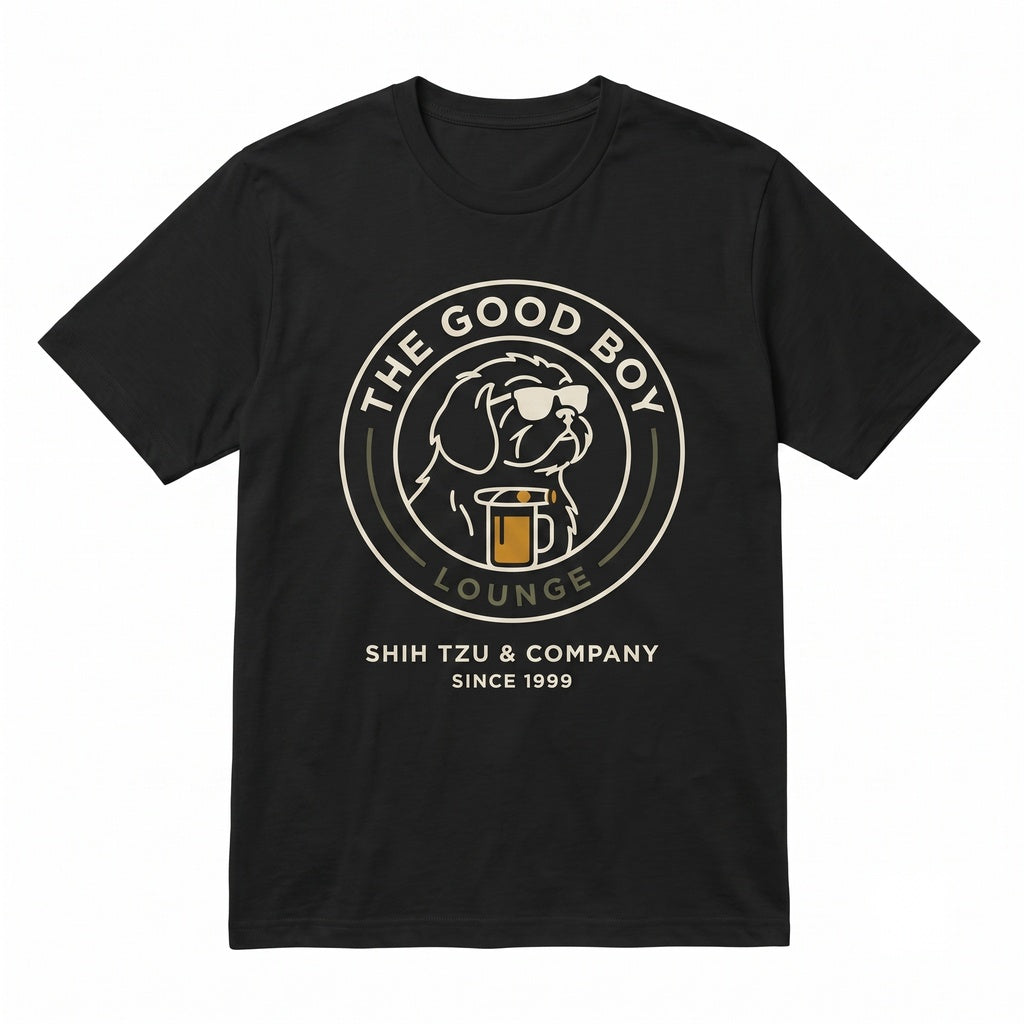 Funny Shih Tzu Drinking Beer Sarcastic Dog Meme Pet Mom Dad Lovers Gift Unisex TShirt