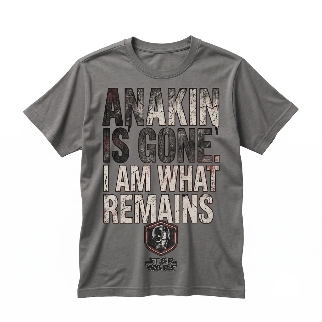 Oversized Retro Darth Vader Anakin Skywalker Galactic Empire Dark Side Vintage Graphic Unisex TShirt