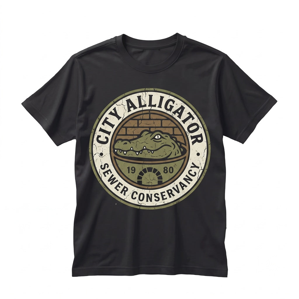 Alligator Graphic Novelty Wildlife Safari Unisex TShirt