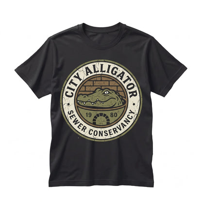 Alligator Graphic Novelty Wildlife Safari Unisex TShirt