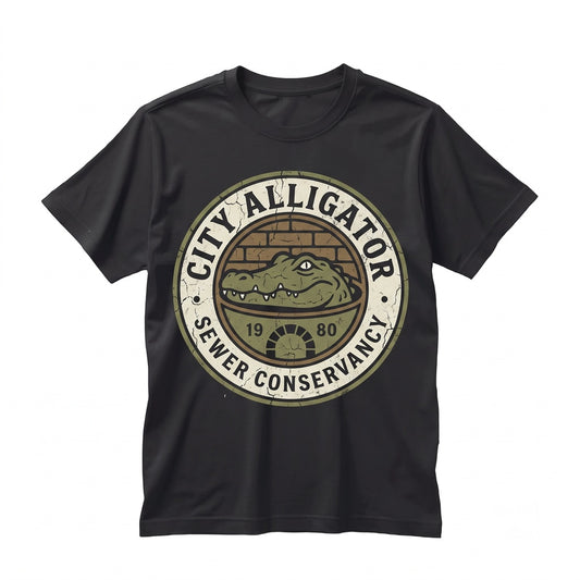 Alligator Graphic Novelty Wildlife Safari Unisex TShirt