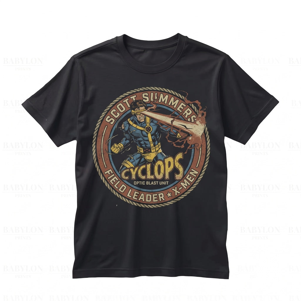 Vintage Cyclops Scott Summers 97 Mutant Graphic Comic Fan Gift Unisex TShirt