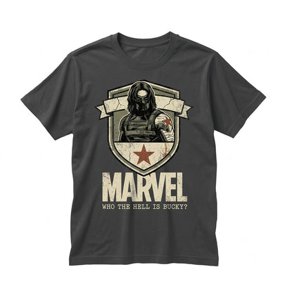 Vintage Oversized Bucky Barnes Graphic Top Retro Thunderbolts Comic Sebastian Stan Unisex TShirt