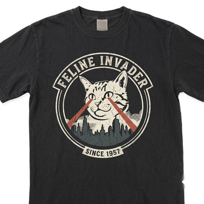 Alien Cat Meme Funny Graphic Pet Lover Gift Unisex TShirt