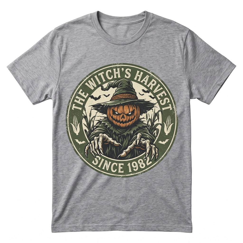 Creepy Pumpkin Scarecrow Dark Cornfield Horror Aesthetic Claws Halloween Gift Unisex TShirt