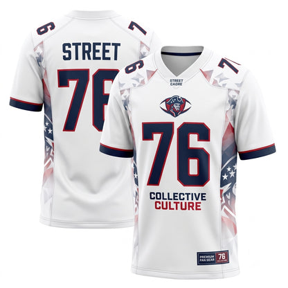 Unisex Lightweight Breathable Mesh Football Fan Jersey for Game Day Athletic Wear