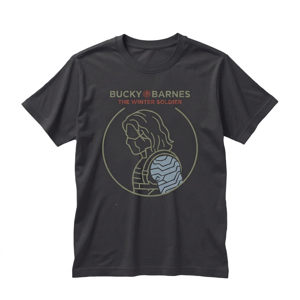 Vintage Bucky Barnes Retro 90s Bootleg Graphic The Winter Soldier 1917 Unisex TShirt