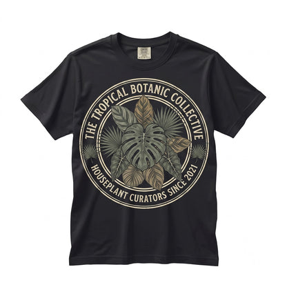 Vintage Tropical Botanical Leaf Graphic Plant Lover Gift Boho Jungle Nature Style Unisex TShirt