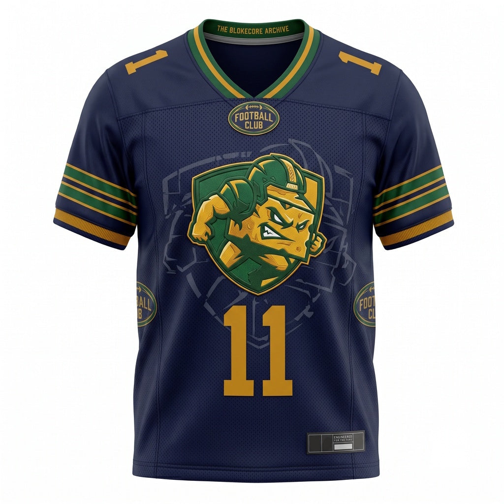 Unisex Breathable Mesh Football Fan Jersey - Stitched Lightweight Game Day Shirt