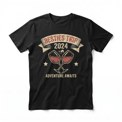 Besties Trip Vacation 2025 Racerback Tank Top Unisex TShirt