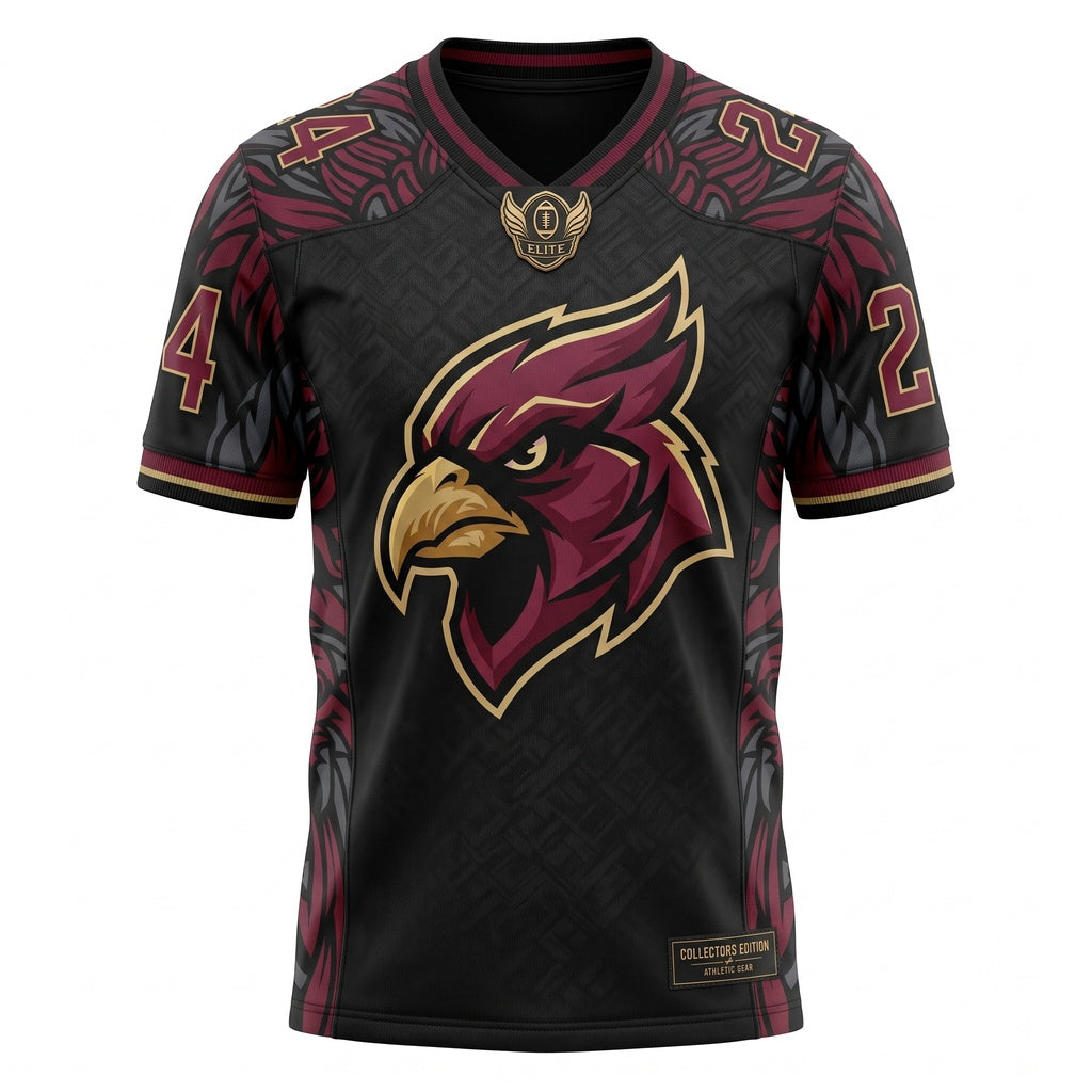 Unisex Stitched Game Day Football Jersey - Breathable Lightweight Athletic Fan Apparel