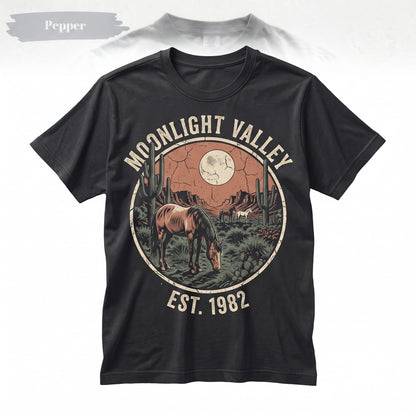 90s Vintage Wild Horses Graphic Country Desert Western Cowboy Cowgirl Gift Unisex TShirt