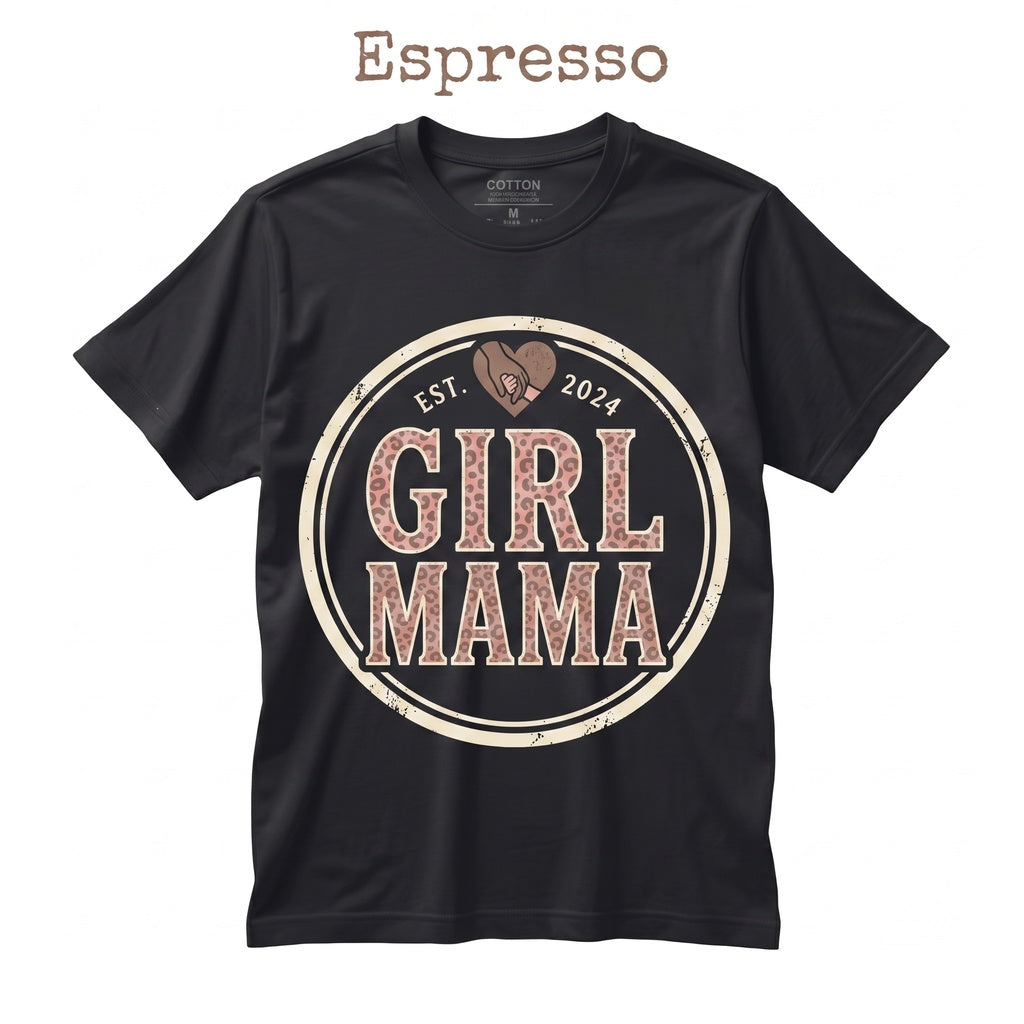 Girl Mama Casual Graphic Cute Everyday Minimalist Motherhood Women Top Unisex TShirt