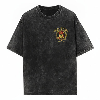 Pirates Of The Caribbean Dead Men Tell No Tales Vintage Retro 90s Movie Graphic Unisex Wash T-Shirt