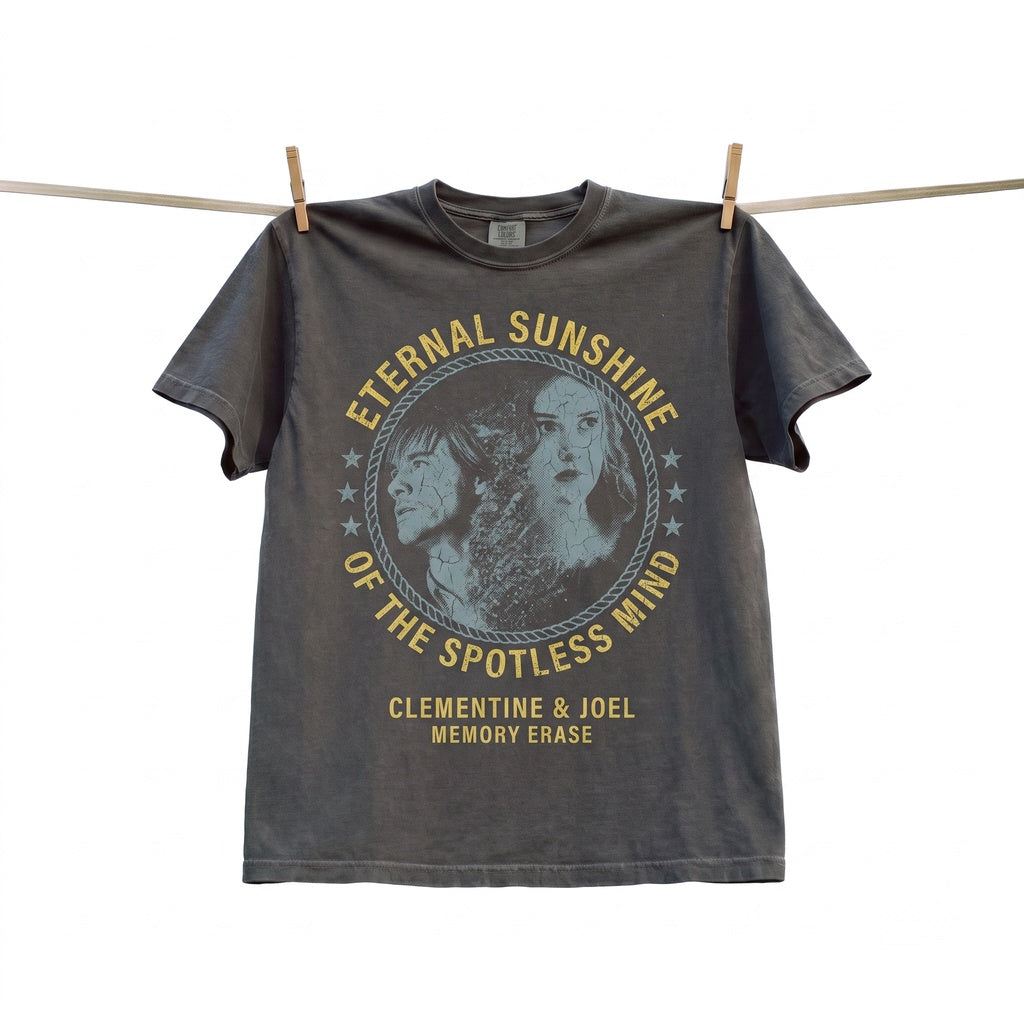 Eternal Sunshine Spotless Mind Joel and Clementine Retro Film Graphic Unisex TShirt