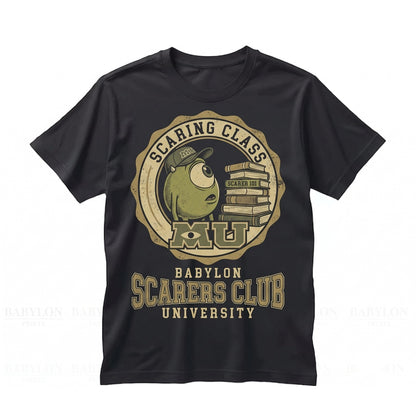 Oversized Mike Wazowski Funny Cute Meme Trip Graphic Cartoon Unisex TShirt