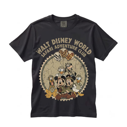 Mickey Minnie and Friends Safari Wild Trip Theme Park Vacation Unisex TShirt