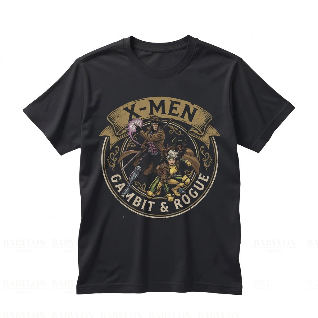 Vintage Gambit Rogue Mutant Comic 90s Graphic Cotton Apparel Gift Unisex TShirt