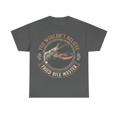 Shrimp Fried Rice Graphic Heavyweight Cotton Apparel Unisex TShirt