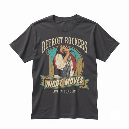 Bob Seger Night Moves Vintage Band Music Concert Tour Graphic Apparel Unisex TShirt