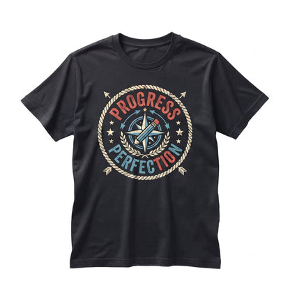 Progress Over Perfection Teacher Appreciation Back to School Inspirational Unisex TShirt