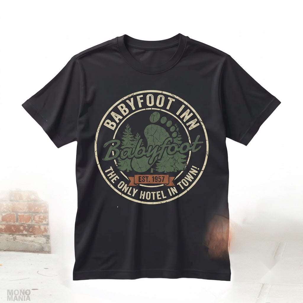 The Foot Inn Motel Only Lodging in Town Search Party Dory Seif Graphic Cotton Crewneck Apparel Unisex TShirt