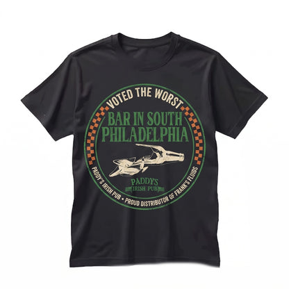Paddys Irish Pub Philadelphia Bar Vintage Graphic Humorous TV Show Fan Art Unisex TShirt